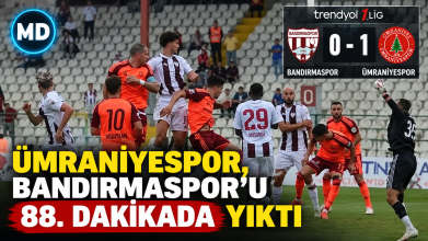 Ümraniyespor, Bandırmaspor’u 88. dakikada yıktı