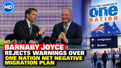 Barnaby Joyce Rejects Warnings Over One Nation Net Negative Migration Plan