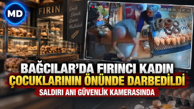 Bağcılar’da fırıncı kadın çocuklarının önünde darbedildi