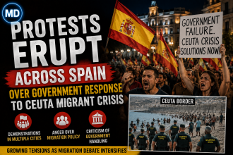 Protests Erupt Across Spain Over Government Response to Ceuta Migrant Crisis