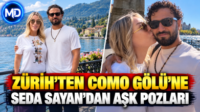 Seda Sayan ve Çağlar Ökten’in Zürih ve Como Gölü tatilinden aşk pozları