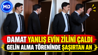 Gelin alma töreninde şaşırtan an: Damat yanlış evin zilini çaldı