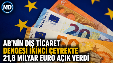 AB'nin dış ticaret dengesi ikinci çeyrekte 21,8 milyar euro açık verdi