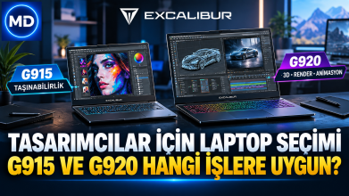 Tasarımcılar için laptop seçimi: G915 ve G920 hangi işlere uygun?