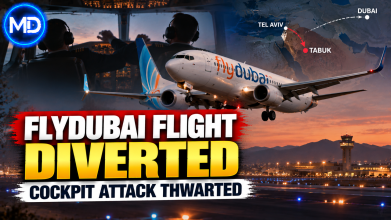 flydubai Flight Bound for Tel Aviv Diverted After Cockpit Attack Thwarted