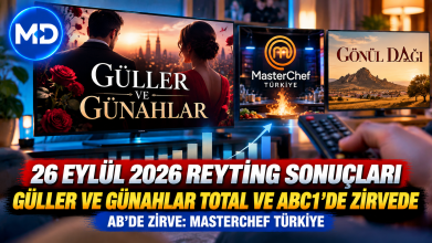26 Eylül 2026 reyting sonuçları: Güller ve Günahlar zirvede