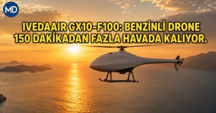 IvedaAir GX10-F100: Benzinli drone 150 dakikadan fazla havada kalıyor