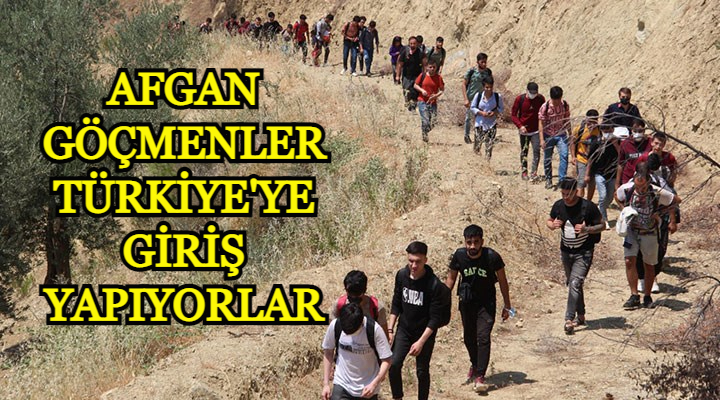 Afgan göçmenler, gruplar halinde İran’a, oradan da Türkiye'ye geçiş yapıyor. 