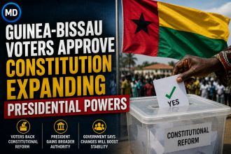 Guinea-Bissau Voters Approve Constitution Expanding Presidential Powers