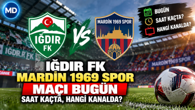 Iğdır FK-Mardin 1969 Spor maçı bugün saat kaçta, hangi kanalda?