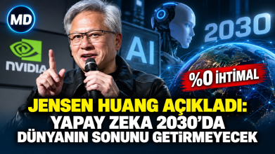 Jensen Huang açıkladı: Yapay zekâ 2030'da dünyanın sonunu getirmeyecek
