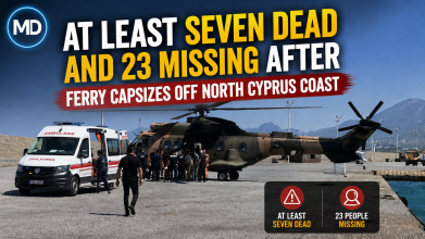 At Least Seven Dead and 23 Missing After Ferry Capsizes Off North Cyprus Coast