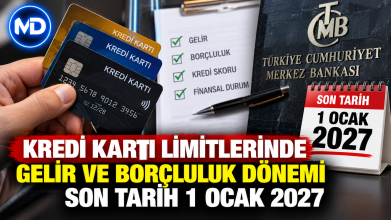 Kredi kartı limitlerinde gelir ve borçluluk dönemi: Son tarih 1 Ocak 2027