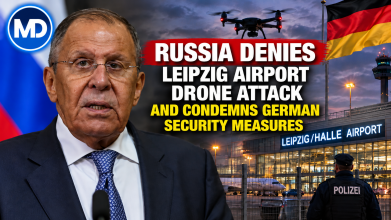 Russia Denies Leipzig Airport Drone Attack and Condemns German Security Measures