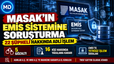 MASAK’ın EMİS sistemine soruşturma: 22 şüpheli hakkında adli işlem