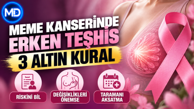 Meme kanserinde erken teşhis için 3 altın kural: Riskinizi bilin, değişiklikleri önemseyin