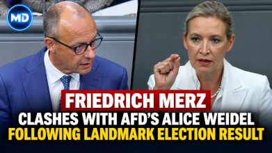 Friedrich Merz Clashes With AfD's Alice Weidel Following Landmark Election Result