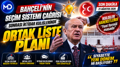 Bahçeli’nin seçim sistemi çağrısı sonrası iktidar kulislerinde ortak liste planı