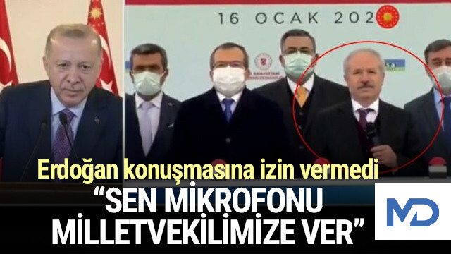 Erdoğan, EPDK başkanını rencide etti: Sen milletvekilimize ver ya!