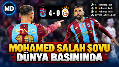 Mohamed Salah’ın Trabzonspor-Galatasaray maçındaki şovu dünya basınında