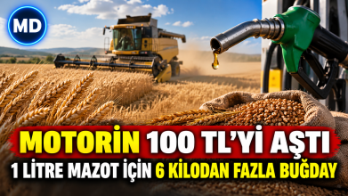 Motorin 100 TL’yi aştı: Çiftçi 1 litre mazot için 6 kilodan fazla buğday satıyor