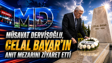 Müsavat Dervişoğlu, Celal Bayar’ın anıt mezarını ziyaret etti