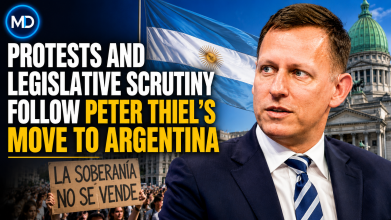 Protests and Legislative Scrutiny Follow Peter Thiel's Move to Argentina