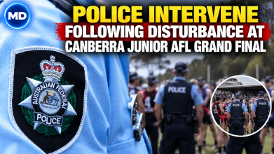 Police Intervene Following Disturbance at Canberra Junior AFL Grand Final