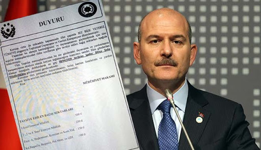 Süleyman Soylu 'zorunlu bağış' yazısını doğruladı