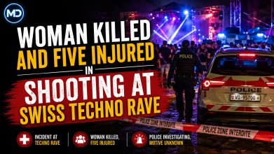 Woman Killed and Five Injured in Shooting at Swiss Techno Rave