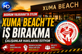 Xuma Beach çalışanları Bodrum’da iş bıraktı: 18 saate varan mesai iddiası