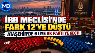 İBB Meclisi’nde fark 12’ye düştü: Ataşehir’de 6 üye AK Parti’ye geçti