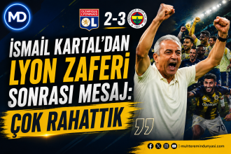İsmail Kartal’dan Lyon zaferi sonrası mesaj: Çok rahattık