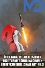 Hatay'a füze parçaları düştü