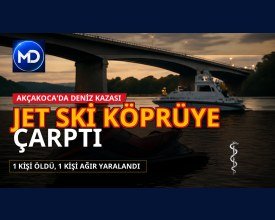 Akçakoca’da jet ski köprü ayağına çarptı: 1 ölü, 1 ağır yaralı