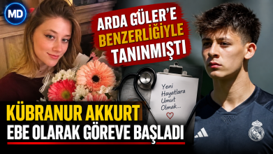 Arda Güler’e benzerliğiyle tanınmıştı: Kübranur Akkurt ebe olarak göreve başladı