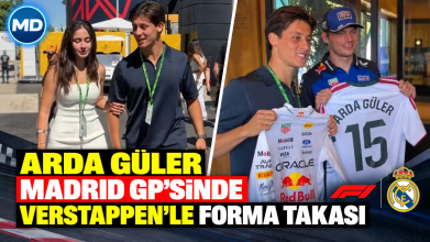 Arda Güler Madrid GP’sinde: Verstappen’le forma takası