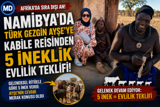 Namibya'da Türk gezgin Ayşe'ye kabile reisinden 5 ineklik evlilik teklifi