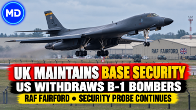 UK Maintains Base Security After US Pulls B-1 Bombers From RAF Fairford