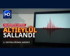 Balıkesir Altıeylül’de 3,1 büyüklüğünde deprem