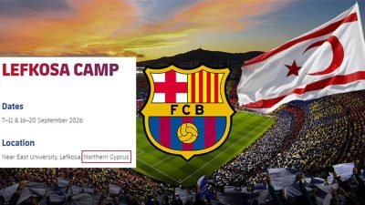 Barcelona, KKTC’deki futbol kampı için ELAM’ın iptal çağrısına rağmen geri adım atmadı