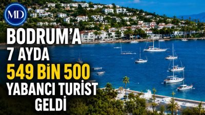 Bodrum’a 7 ayda 549 bin 500 yabancı turist geldi