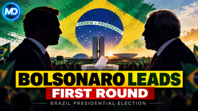 Flávio Bolsonaro Takes First-Round Lead in Brazilian Presidential Election