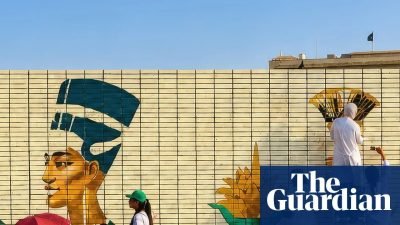 Cairo Mural Depicting Dark-Skinned Pharaohs Covered Up Following Online Backlash