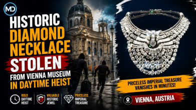 Historic Diamond Necklace Stolen From Vienna Museum in Daytime Heist
