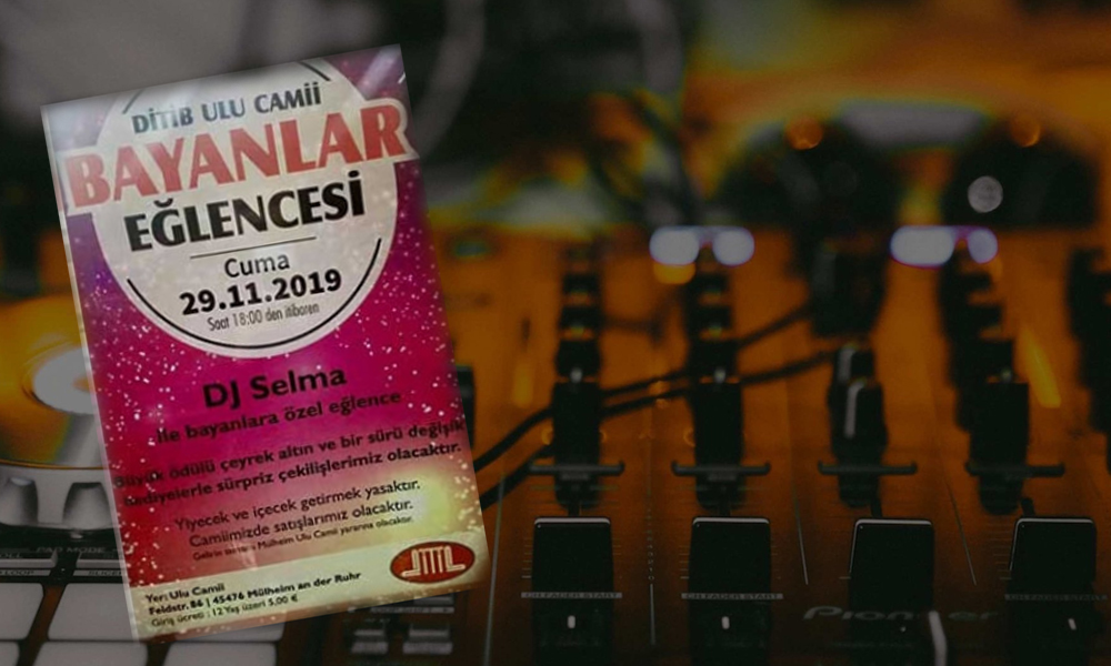 Camide DJ’li eğlence Diyanet’i karıştırdı