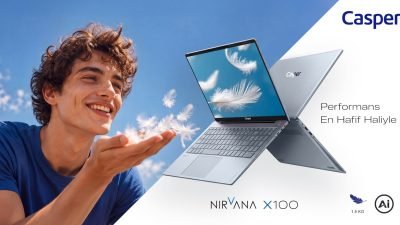 Casper Nirvana X100: 15,6 inç ekran ve 1,5 kg taşınabilirlik