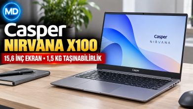 Casper Nirvana X100: 15,6 inç ekran ve 1,5 kg taşınabilirlik