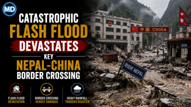 Catastrophic Flash Flood Devastates Key Nepal-China Border Crossing