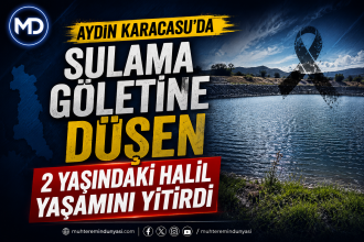 Aydın Karacasu’da sulama göletine düşen 2 yaşındaki Halil yaşamını yitirdi